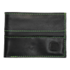 Franklin Eco Vegan Rubber Wallet - Green Stitching