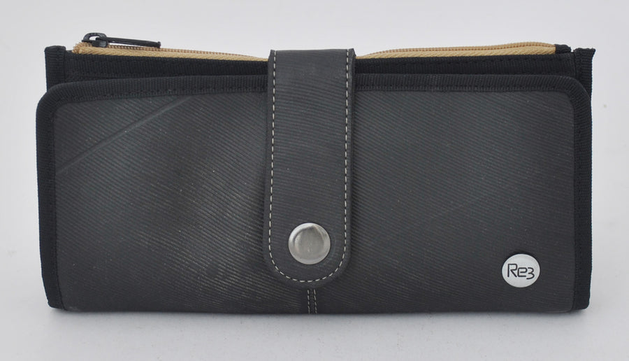 Long Recycled Rubber Women's Wallet (Khaki)