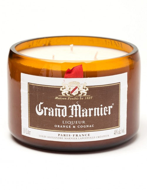 Grand Marnier Liquor Bottle Candle