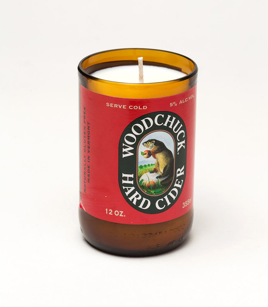 Woodchuck Hard Cider Beer Bottle Candle