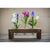 Three Bottle Floating Wood Flower Stand