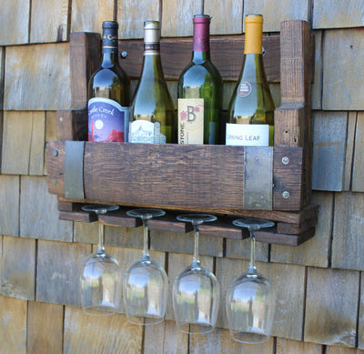 Wine Barrel Wall Wine Rack