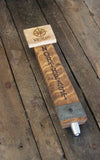 Whiskey Barrel Stave Tap Handle Custom Engraved