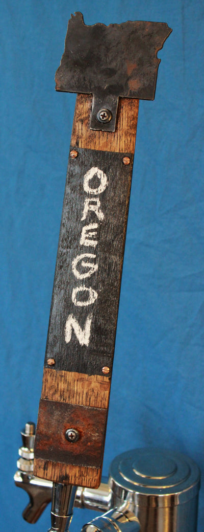 Oregon State Whiskey Barrel Stave Tap Handle
