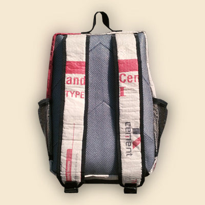 Elephant Branded Cement Bag Backpack - Backside