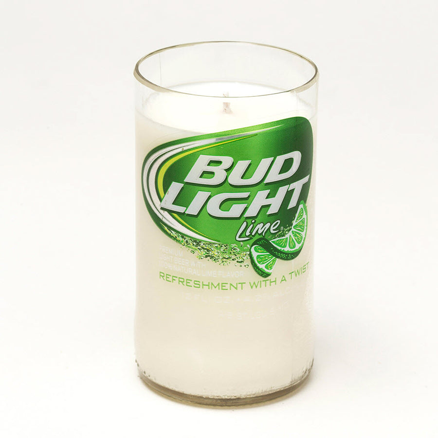 Bud Light Lime Beer Bottle Candle