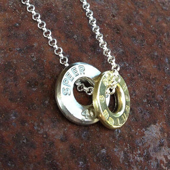 Upcycled Bullet Casing 2-Piece Necklace