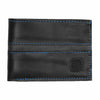 Franklin Eco Vegan Rubber Wallet - Blue Stitching