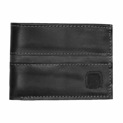 Franklin Eco Vegan Rubber Wallet - Silver Stitching