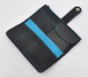 Long Recycled Rubber Wallet (Turquoise)