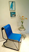 Gumdrop Reclaimed Metal Chair in Blue