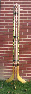 Hockey Stick Free Standing Coat Rack