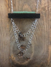 Whiskey Barrel & Turquoise Horizon Necklace