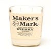 Maker's Mark Whisky Bottle Candle