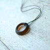 Recycled Craft Beer Bottle Hemp Necklace