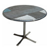 Round Reclaimed Scrap Metal Dining Table (4-point legs)