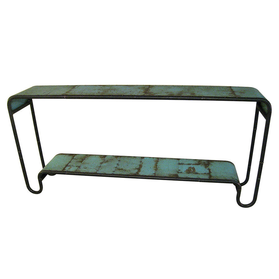 Reclaimed Metal Sofa Table