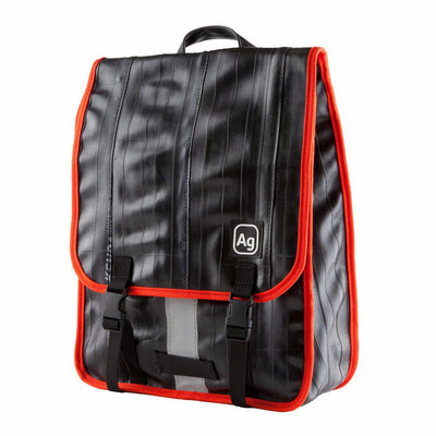 Madison Recycled Rubber Backpack - Mandarin Trim